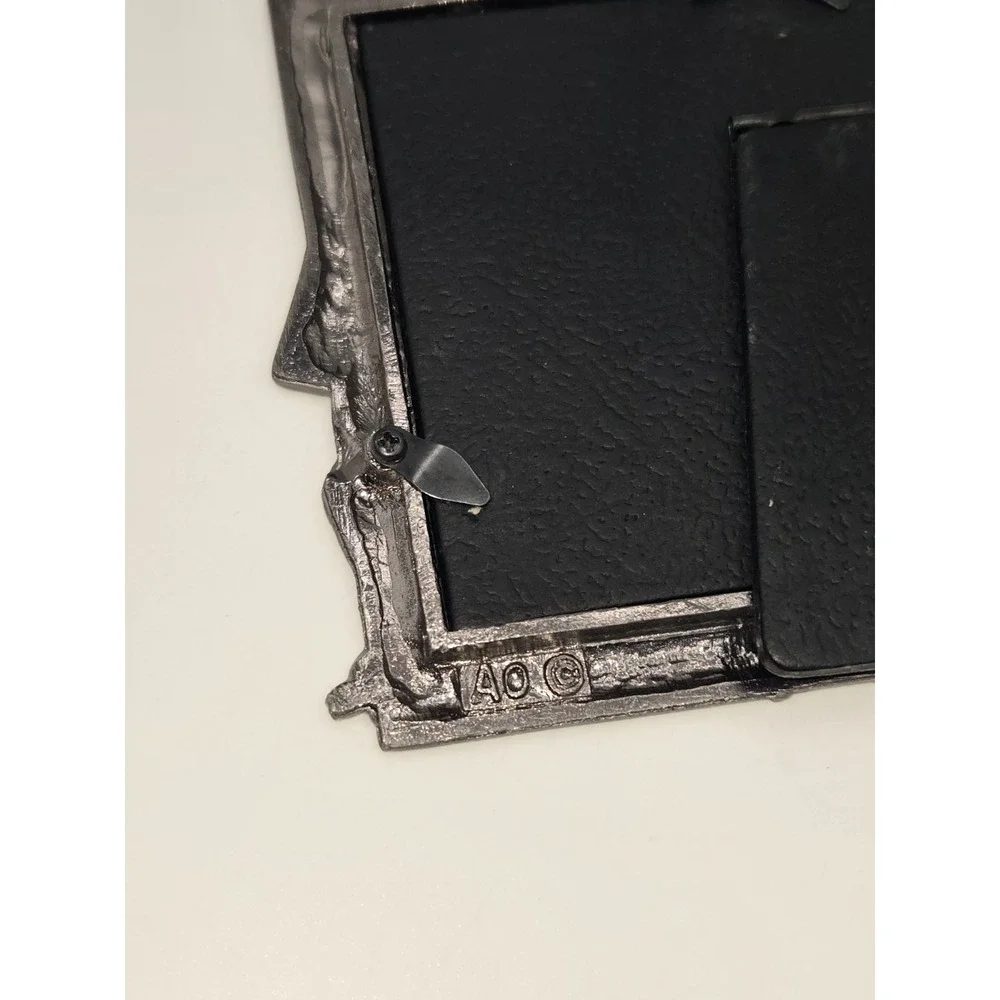 Vintage Pewter Picture Frame Our Vacation Travel‎ Theme Tickets Passport 6